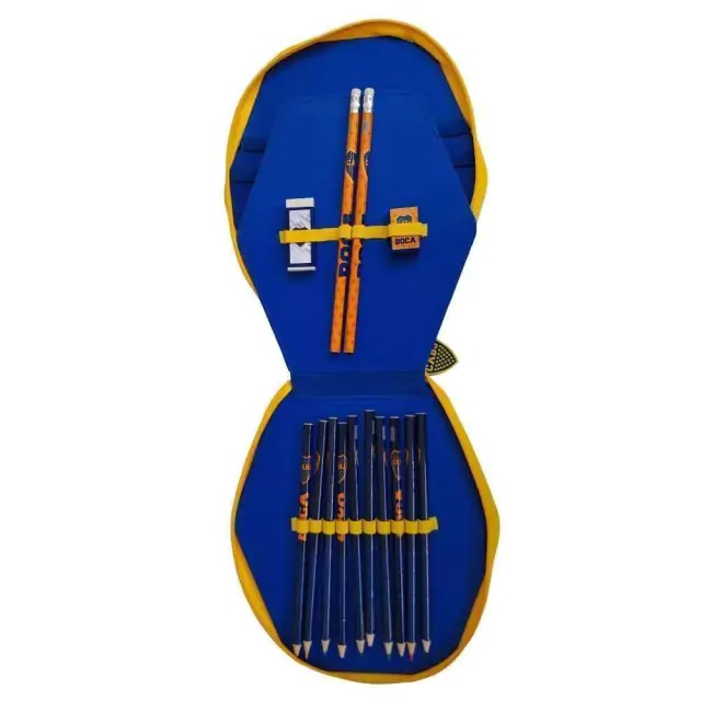 CARTUCHERA 1 PISO CRESKO PVC BOCA JR C/UTILE 3/36 2025 /BO277