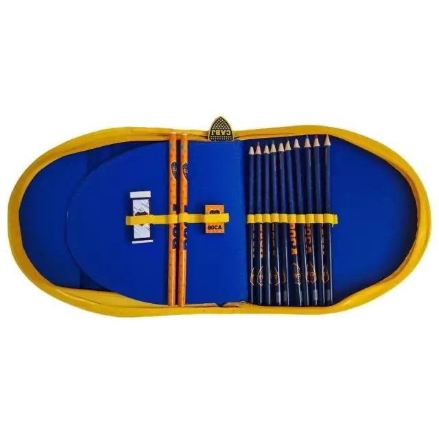 CARTUCHERA 1 PISO CRESKO PVC BOCA JR C-UTILE 3/36 2025 /BO279