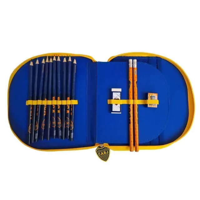 CARTUCHERA 1 PISO CRESKO PVC BOCA JR C/UTILE 3/36 2025 /BO280