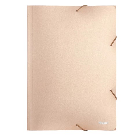 CARPETA TRAMA 3 SOLAPAS C/ELASTICO OFICIO PP GLITTER