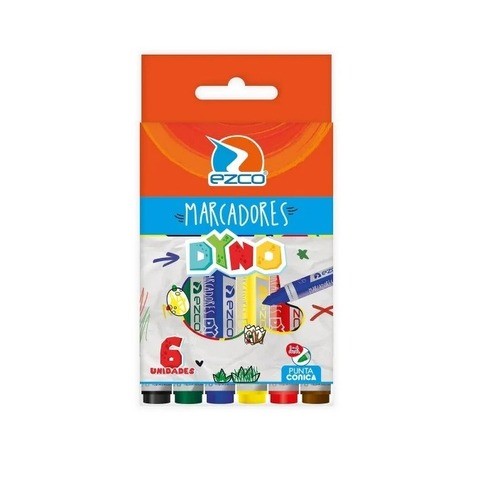 MARCADOR X6 EZCO JUMBO DYNO (PUNTA CONICA)