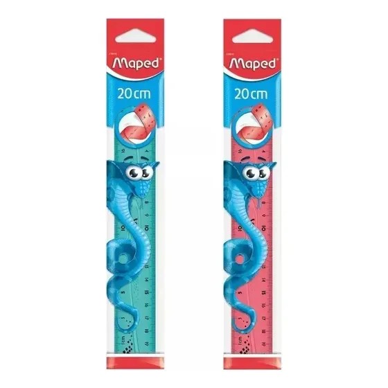 REGLA FLEXIBLE MAPED 20CM