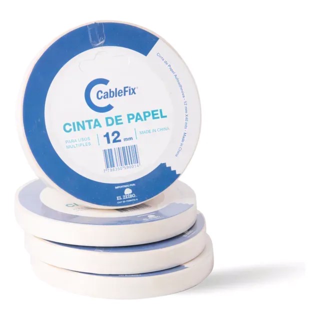 CINTA DE PAPEL CABLEFIX 12x40MM
