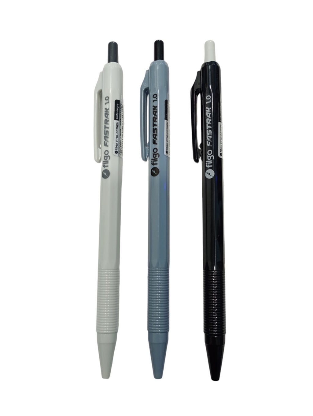 BOLIGRAFO FILGO RETRACTIL FASTRAK NEUTROS TINTA NEGRA/AZUL XUND