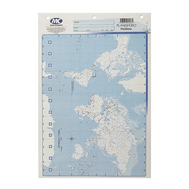 MAPA MC PLANISFERIO POLITICO N°5