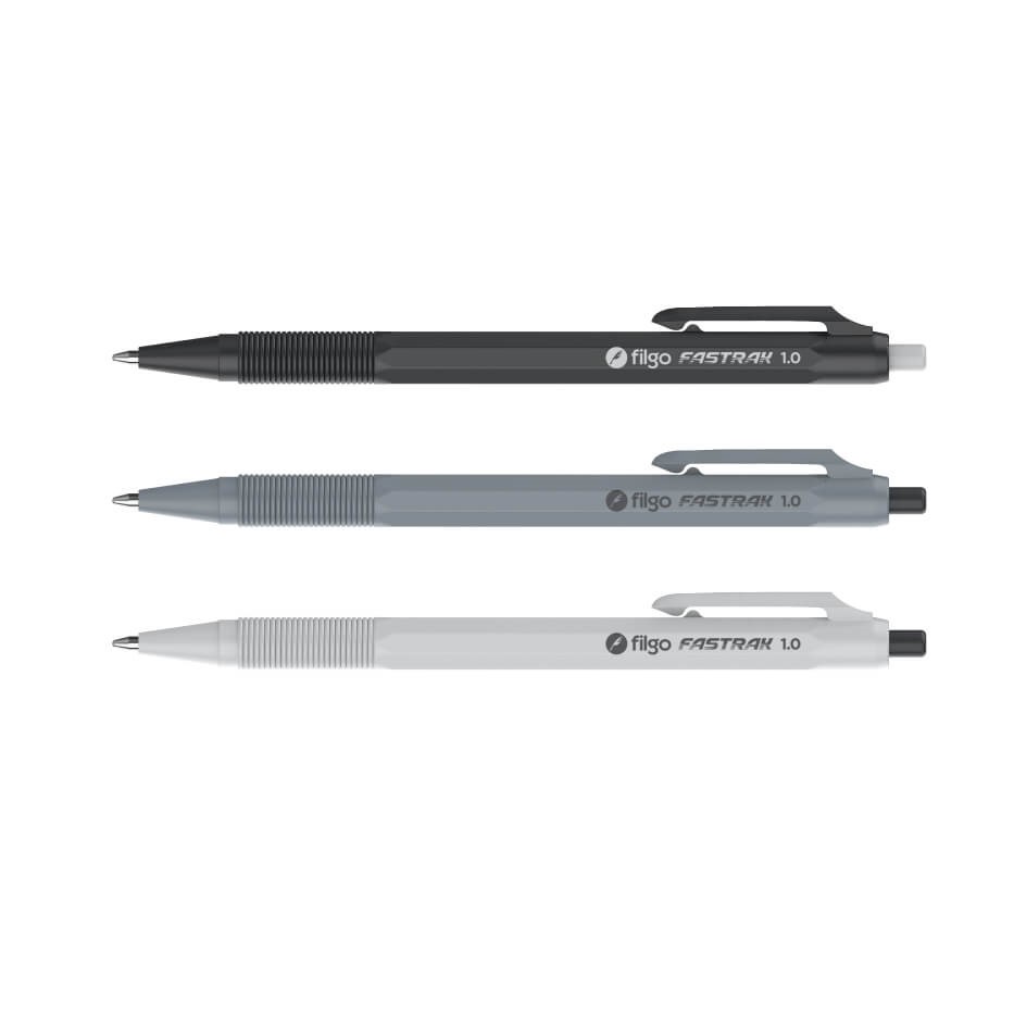 PACK BOLIGRAFO FILGO RETRACTIL FASTRAK NEUTROS TINTA NEGRA X36U