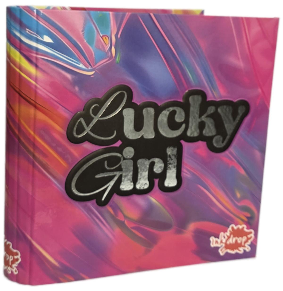 CARPETA INKDROP 3X40 CON 3 ANILLOS - TEXTURIZADOS - LUCKY GIRL