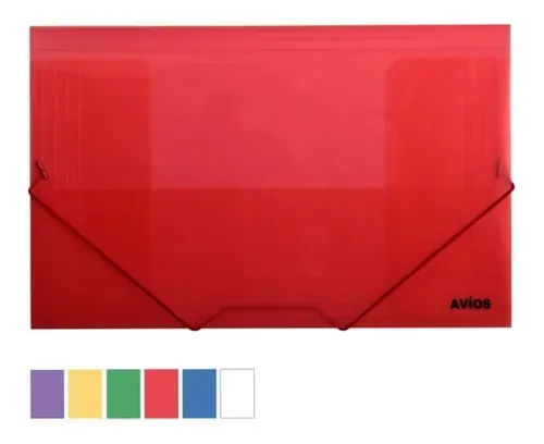 BULTO CARPETA AVIOS 3 SOLPAS OFICIO C/ELASTICO X120U