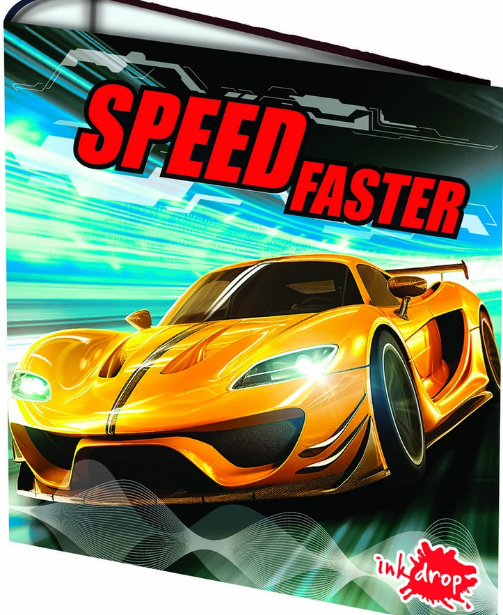 CARPETA INKDROP 3X40 CON 3 ANILLOS - CARS - SPEED