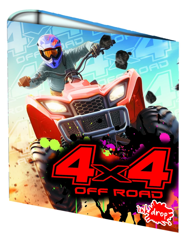 CARPETA INKDROP 3X40 CON 3 ANILLOS - OFF ROAD - 4X4