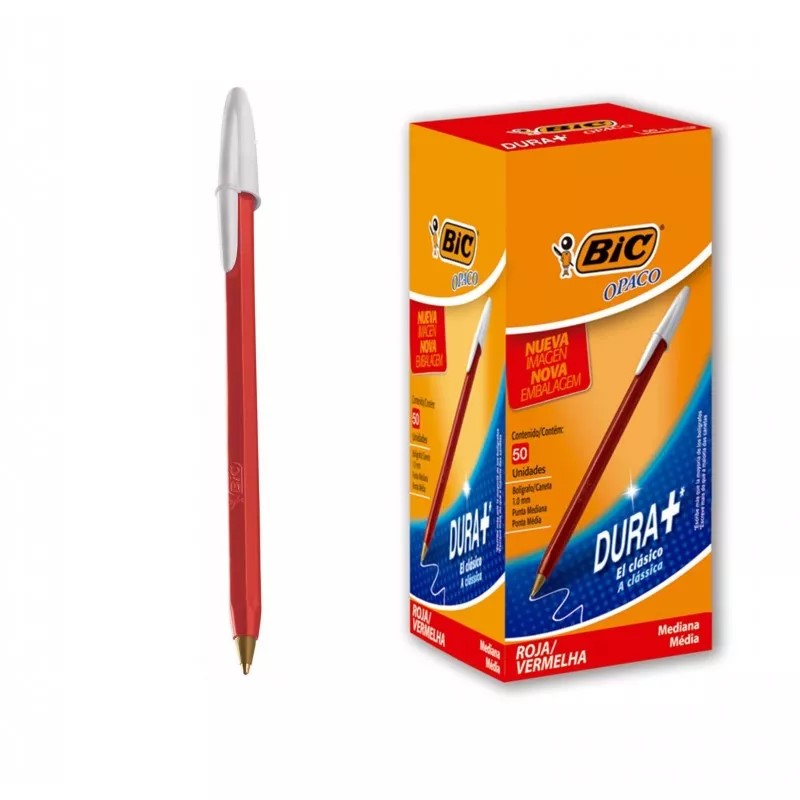 PACK BOLIGRAFO BIC OPACO CLASICO POR COLORES X50U