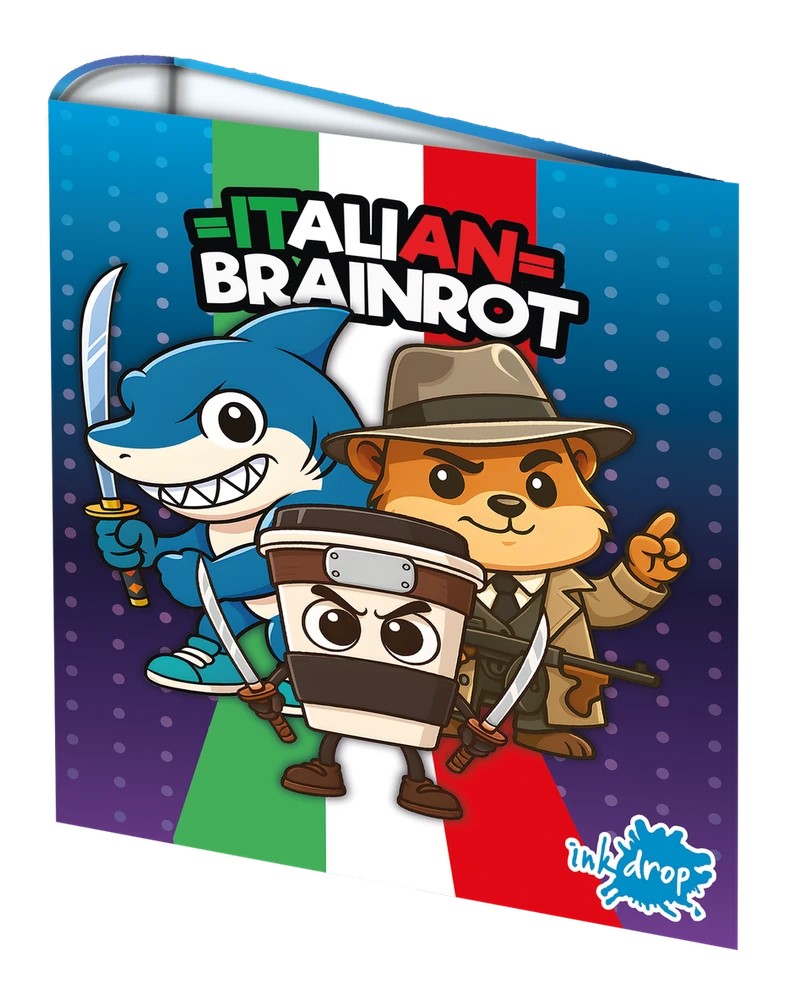 CARPETA INKDROP 3X40 CON 3 ANILLOS - BRAINROT II