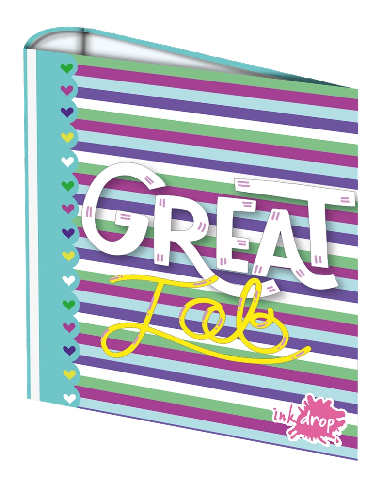 CARPETA INKDROP 3X40 CON 3 ANILLOS - LIFE PLUS - GREAT