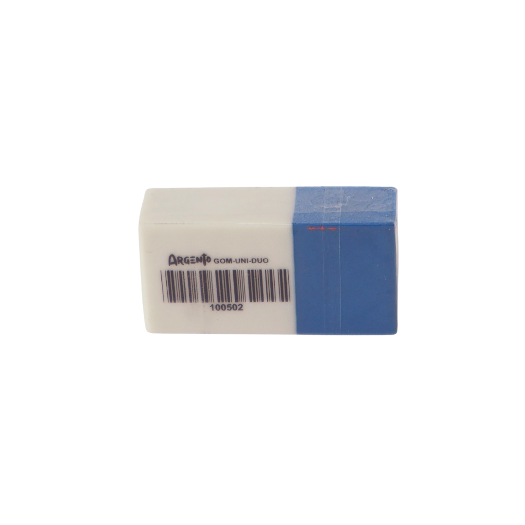 GOMA DE BORRAR DUO TECNICA ARGENTO XUND