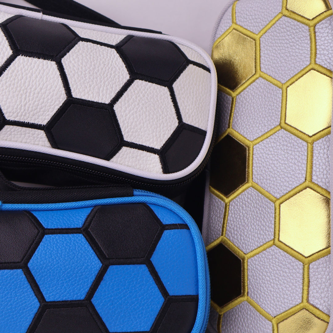 CARTUCHERA DEPORTIVA FUTBOL ARGENTO