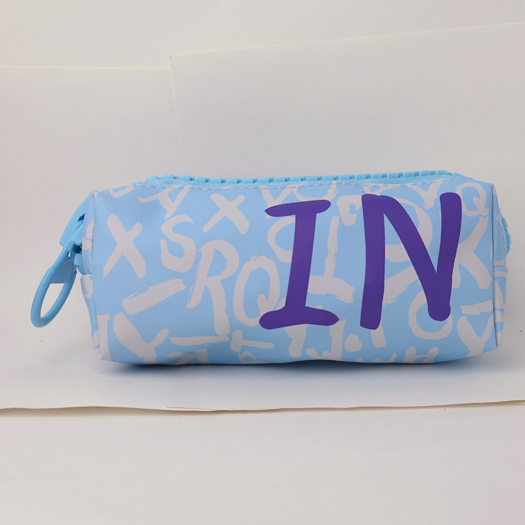 CARTUCHERA LETRAS ARGENTO