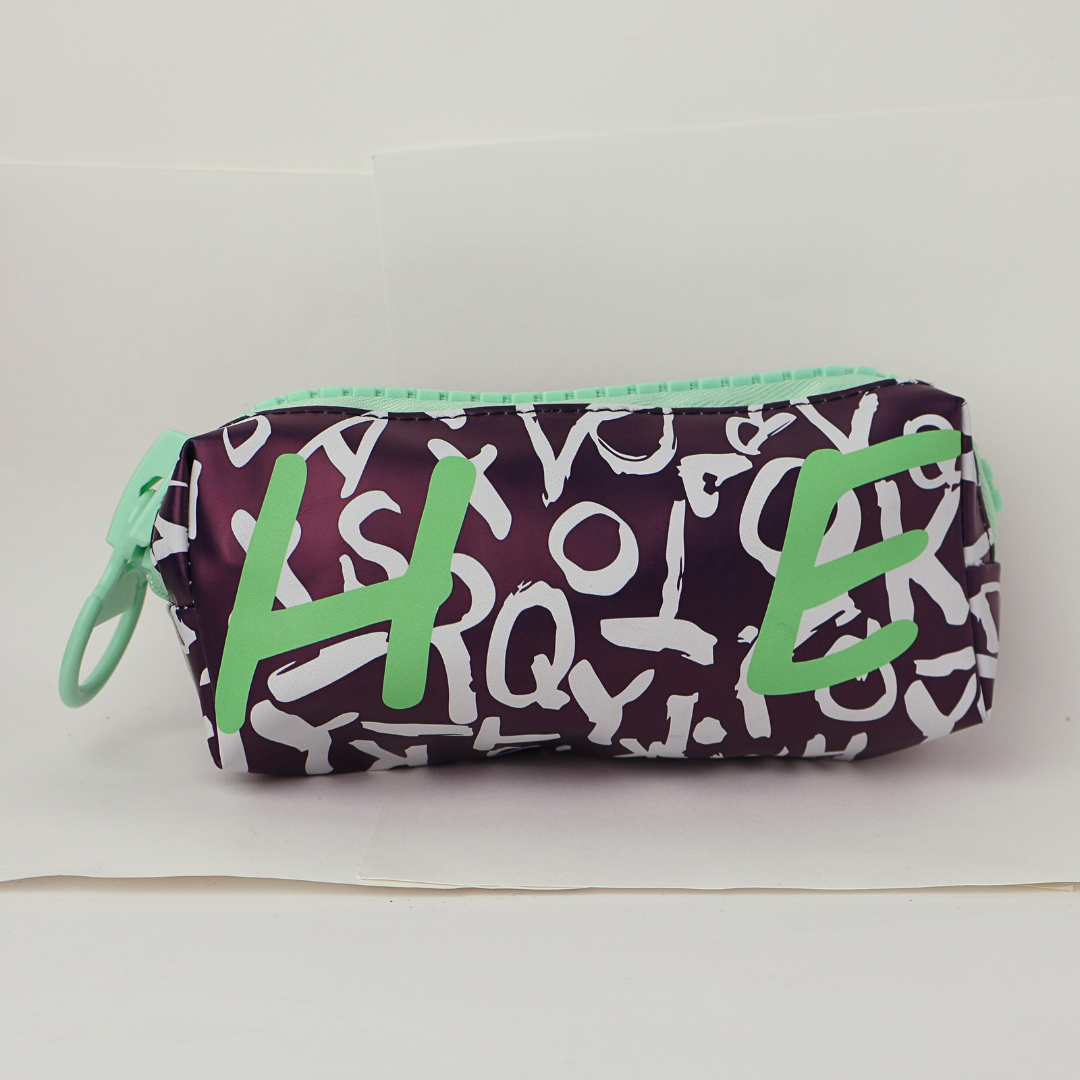 CARTUCHERA LETRAS ARGENTO