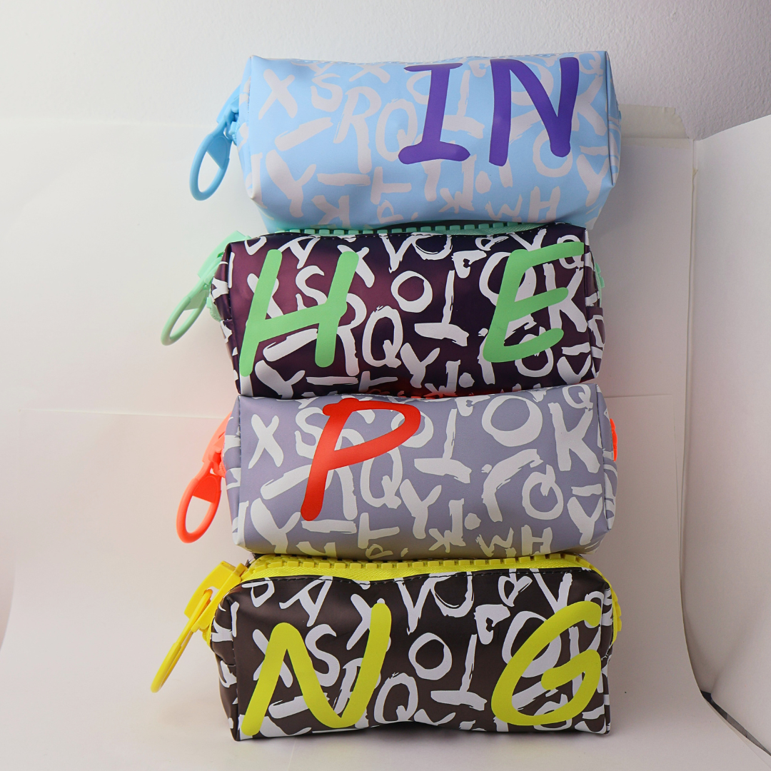 CARTUCHERA LETRAS ARGENTO