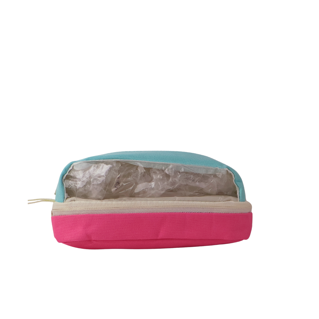 CARTUCHERA DUO COLOR ARGENTO