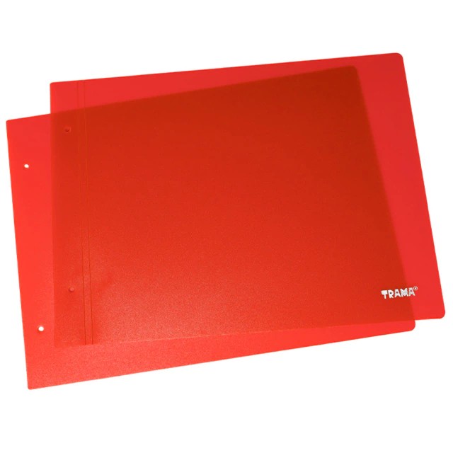 CARPETA PLASTICA TRAMA N°5 X2 TAPAS, COLORES SURTIDOS