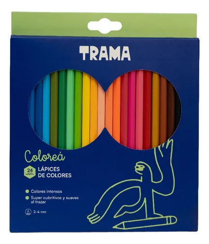 LAPICES DE COLOR TRAMA X24 COLORES CLASICO