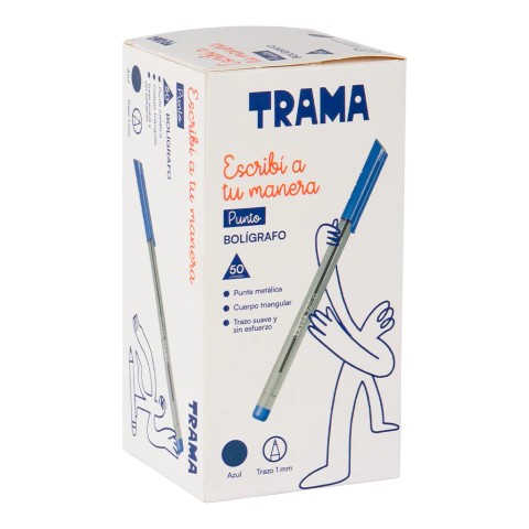PACK BOLIGRAFO TRAMA 1MM TINTA X 50UND