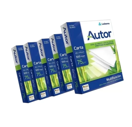 BULTO HOJAS OFICIO AUTOR X500HJS X10U