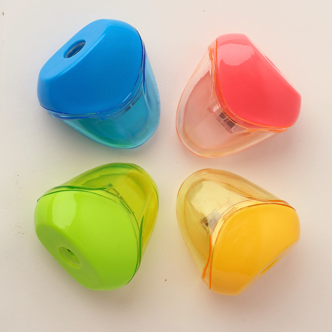 BULTO SACAPUNTAS C/DEPOSITO ARGENTO X24 COLOR SURT X12 PACK