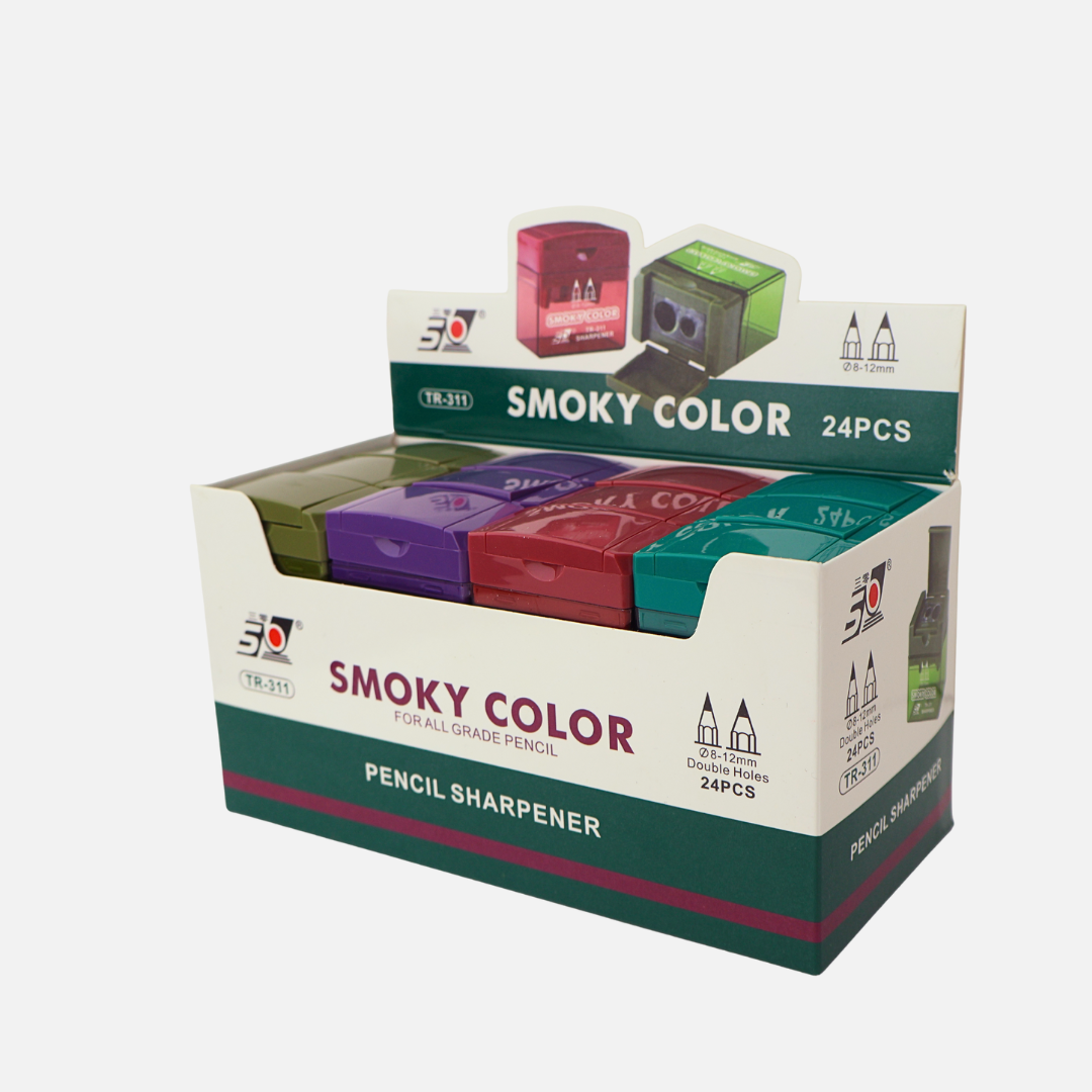 BULTO SACAPUNTAS CUADRADO C/DEPOSITO ARGENTO 2ORIFICIOS X24UND X60 PACK