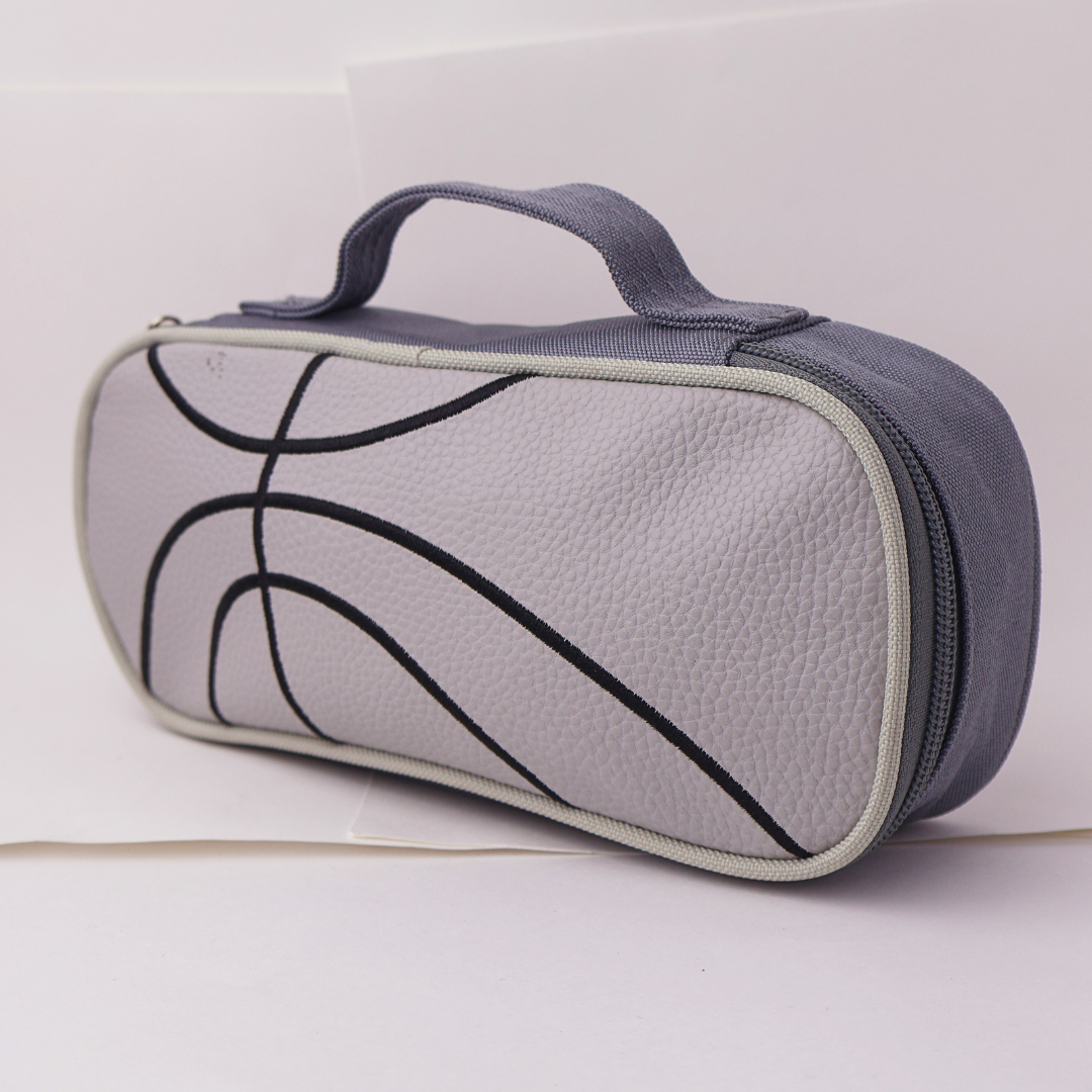 DOCENA CARTUCHERA DEPORTIVA BASKET ARGENTO X12UND