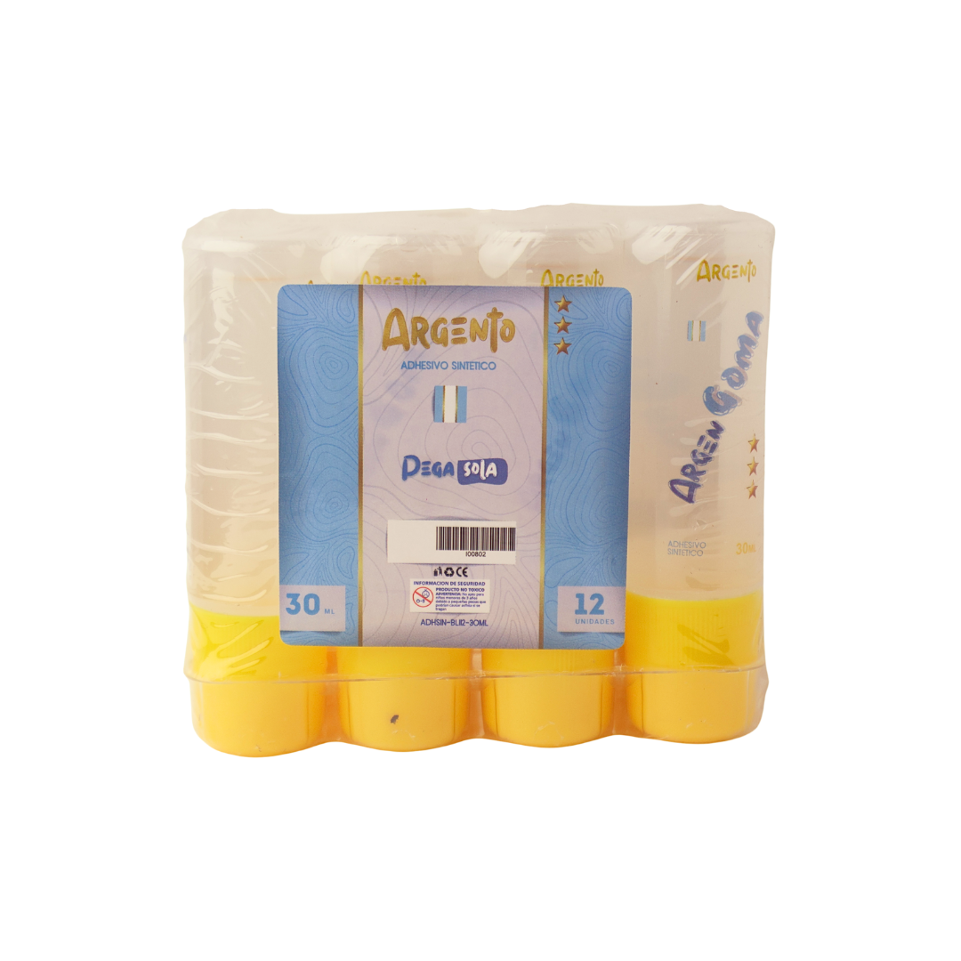 PACK ADHESIVO SINTETICO ARGENGOMA X30ML X12 UND