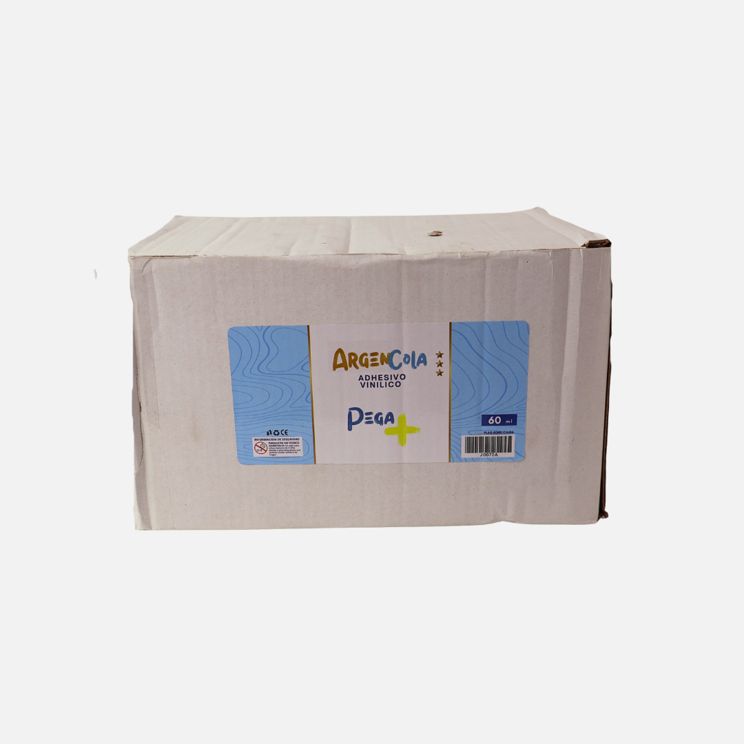 PACK ADHESIVO VINILICO PEGA MAS X60ML X24 ARGENTO