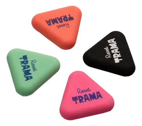 PACK GOMA DE BORRAR TRAMA RESET TRIANGULAR X40 UND