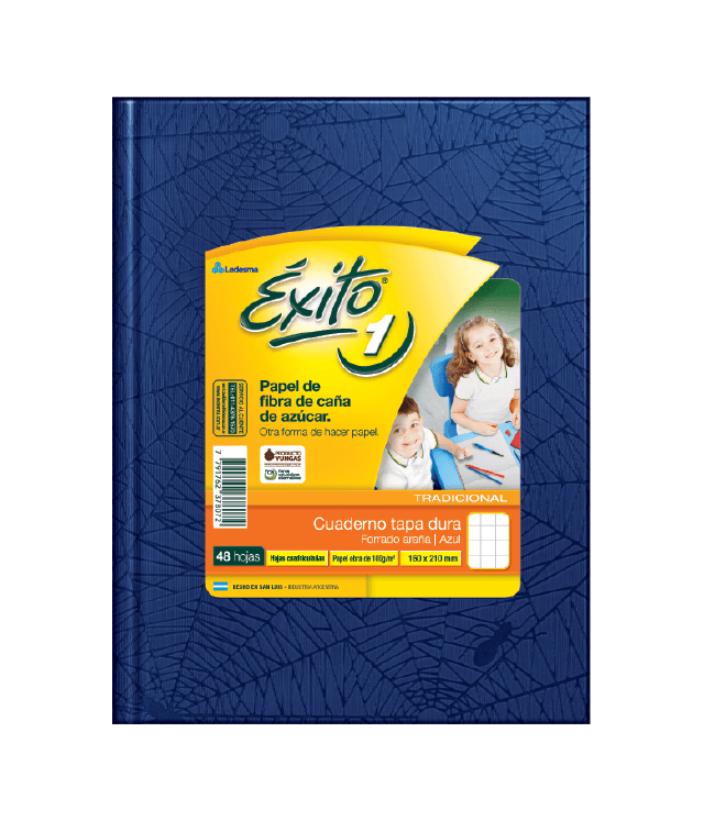 CUADERNO ARAÑA 16X21 (1) ÉXITO X48 HJS CUADRICULADO