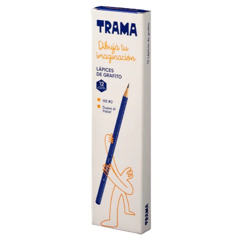 PACK LAPIZ TRAMA GRAFITO HB2 X12 ESTUCHES