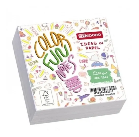 ANOTADOR MEDORO FUN NOTES BLANCO