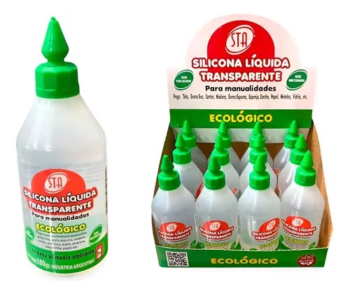 PACK DE SILICONA LIQUIDA 100CC STA X12 UND