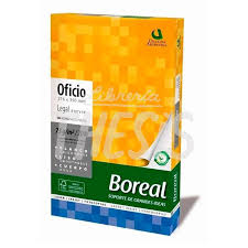 RESMA OFICIO 216X356 MM BOREAL X 500 HOJAS