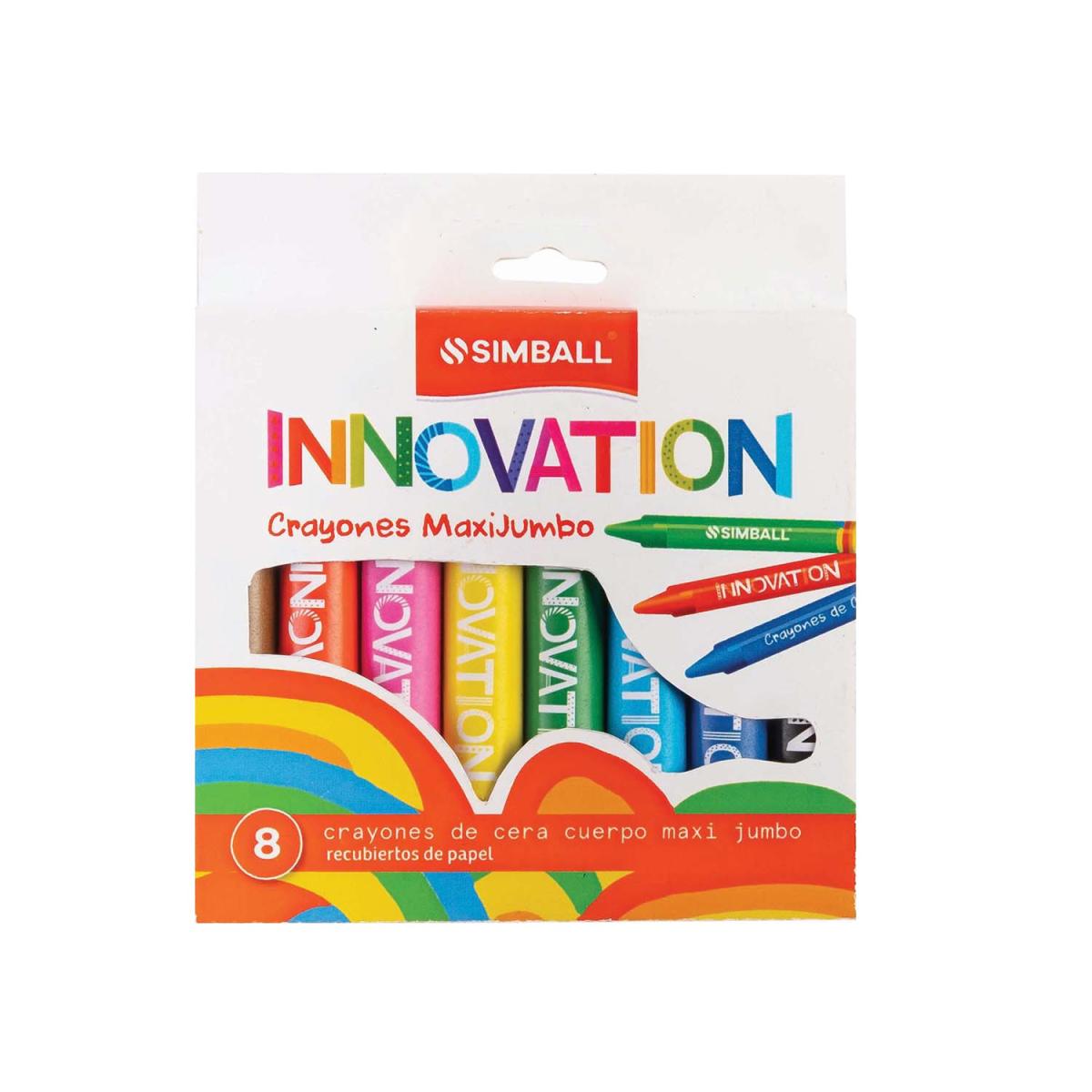 CRAYONES SIMBALL MAXI JUMBO X8