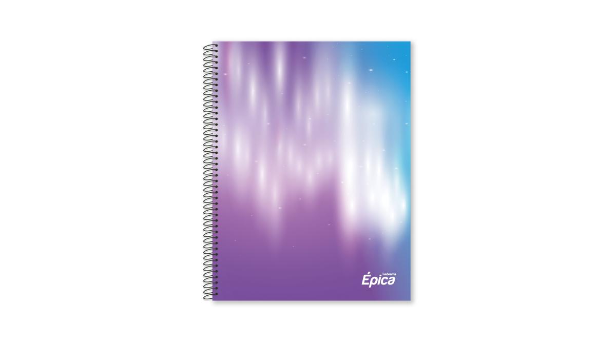 CUADERNO ÉPICA (21X27) ESPIRALADO X 60 HJS RAYADAS