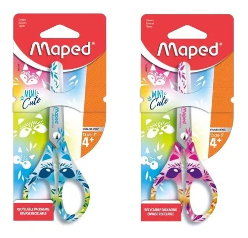 PACK TIJERA 13 MAPED MINI CUTE X12 UNI