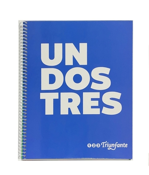 CUADERNO 21X27 C/ESP 123 TRIUNFANTE X60 HJS RAYADO XU