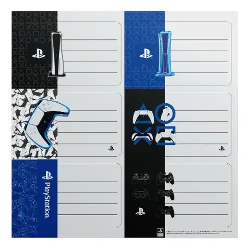 ETIQUETA MOOVING X12 UND PLAY STATION