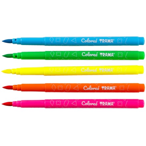 MARC. TRAMA ESCOLAR AL AGUA PUNTA PINCEL X5 PASTEL