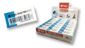 GOMA DE BORRAR FILGO DUOTEK 4021 BULTO X 1080 UND
