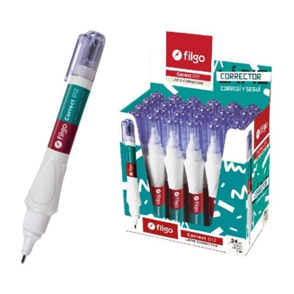 CORRECTOR FILGO CORRECT 012 BULTO X 24 PACKS