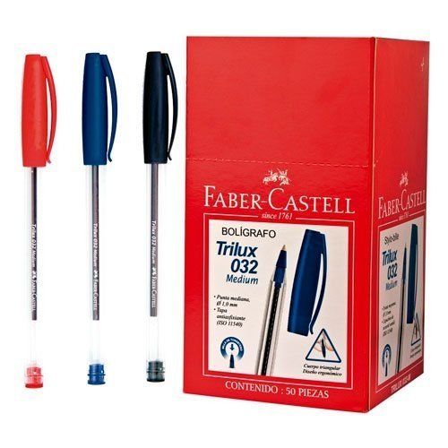BOLIGRAFO FABER CASTELL TRILUX BULTO X 28 PACKS
