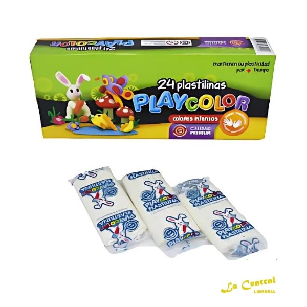 PLASTILINA PLAYCOLOR X 24UND