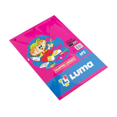 REPUESTO DE DIBUJO LUMA N°5 X 5HJS FLUO PACK X25
