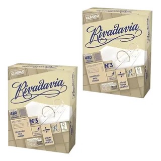 REPUESTO RIVADAVIA X 480 HJS RAYADO BULTO X 8 UND